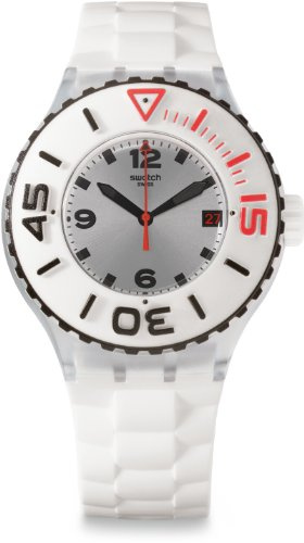 Swatch Quarzuhr Unisex Blanca 44 mm