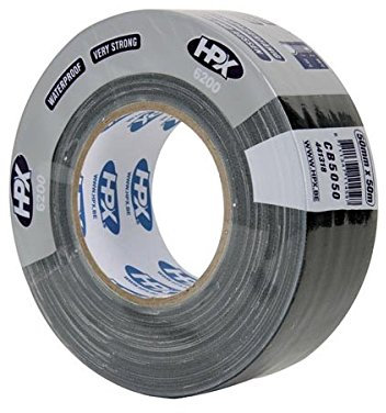 HPX Gaffer 6000 tape zwart 19mm x 50m
