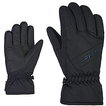 Ziener Kinder LINARD GTX Glove junior Ski-Handschuhe/Wintersport | Wasserdicht, Atmungsaktiv, , schwarz (Black), 7.5