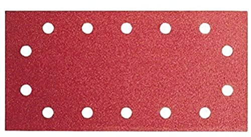 Bosch 2609256B27 DIY Schleifblatt 115 x 280 mm, G60, 14 Löcher, gespannt (10)