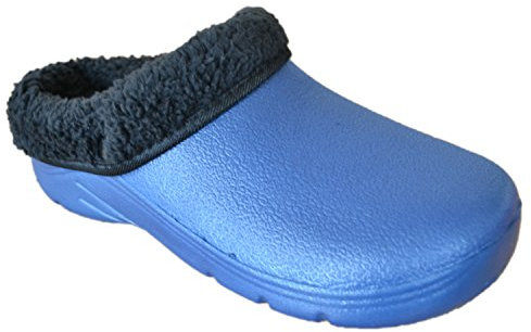Briers Womens/Ladies Footwear Gardening Clogs With Removable Fleece Lining, Navy UK: 8, EUR: 42