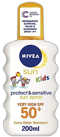 Nivea Sun Kids Protect and Sensitive Sonnenspray, 200 ml