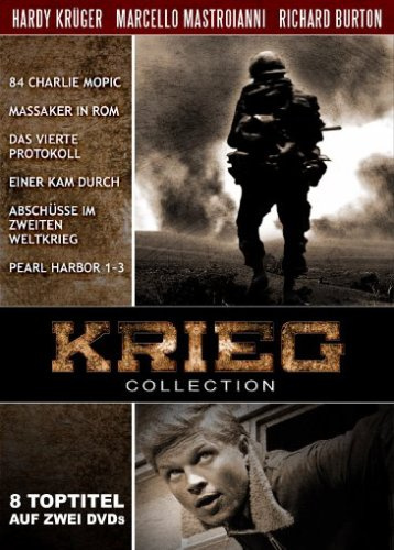 Krieg Collection (84 Charlie Mopic/Massaker in Rom/Das vierte Protokoll/Einer kam durch/Abschüsse im zweiten Weltkrieg/Pearl Harbor - Teil 1-3)