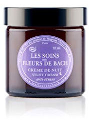 Elixirs & Co - Crème de Nuit Anti-Stress - Soin Pour Le Visage Aux Fleurs De Bach - Hydratant et Relaxant - Bien Etre, Détente, Sérénité - Pot 60 mL- Made In France