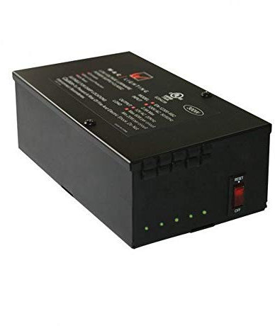 WAC Lighting EN-12300-RB2 120V Input 12V Output 300W Remote Enclosed Electronic Transformer, Black