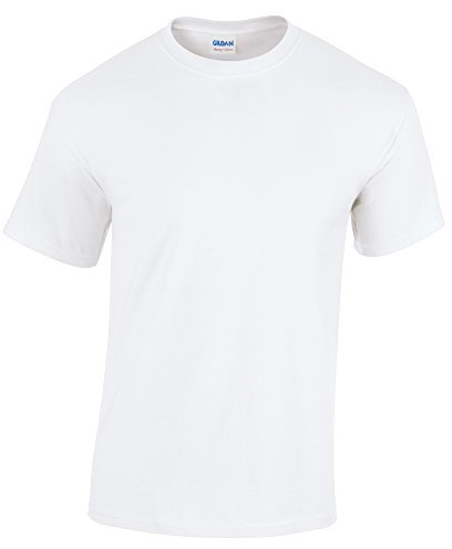 Gildan Mens Heavy Cotton Short Sleeve T-Shirt (4XL) (White)