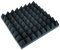 OMNITRONIC Akustikschaumstoff Pyramide 100mm, 50x50cm | Akustikschaumstoff zur Schallabsorbation