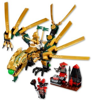 LEGO Ninjago Playthèmes - 70503 - Jeu de Construction - Le Dragon d'or