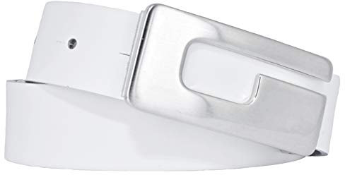 Bernd Götz Gürtel Damengürtel Ledergürtel 301425 Softleder 3cm (80, weiß (0010))