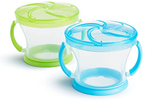 Munchkin 2er Set Snackfänger blau/grün
