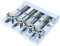 Hipshot KickAss High Mass Bassbrücke für 5-Bolzen Fender Chrom