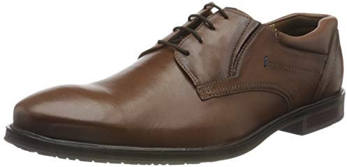 LLOYD Herren Schnürhalbschuhe KOS, Männer Businessschuhe,Derby,lose Einlage,Extraweit,Anzugschuhe,schnürung,Office,büro,Man,Cognac,43 EU / 9 UK
