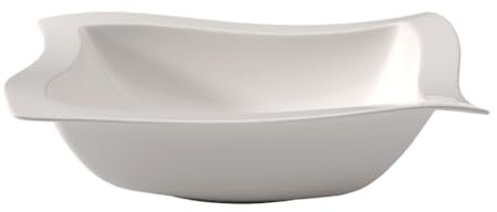 Villeroy & Boch 10-2525-3320 Ensaladera Tazón Grande, Porcelana, Blanco, 33 x 33 cm