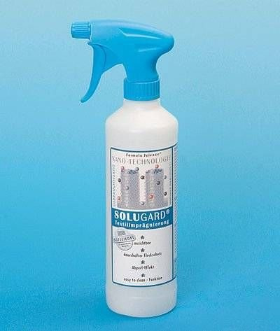 Solution Solugard Nanotechnologie - Textilimprägnierung - easy to clean Funktion - für alle flüssigkeitsaufsaugenden Kunst- und Naturfasern - 500 ml - 6 Flaschen - 1 Karton