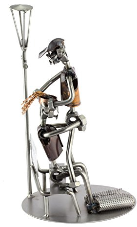 Steelman24 I Banco del Amor I Made in Germany I Idea para Regalo I Figura de metalo