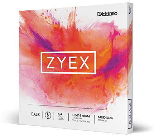 D'Addario Zyex E-Saite für Bässe mit 4/4-Größe (Spannung: medium)