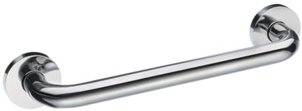 Smedbo Living Grab Bar, Stainless-Steel, Polished Stainless Steel, 43 x 10 x 10 cm