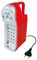 POLY POOL - PP0765 Lampada di Emergenza Portatile Ricaricabile 21 LED - Luce emergenza 3 Funzioni con Cavo 1m e Spina 10A - Lampada Emergenza Portatile con Manico 60+13lm - Luce Emergenza da Presa