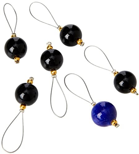 KnitPro KP10932 Zooni: Bead Stitch Markers: Midnight Beauty