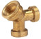 Distribuidor bidireccional de latón GARDENA de 19 mm: rama de manguera de manguera de jardín para el funcionamiento de dos dispositivos de conexión, 26,5 mm (G 3/4 ) - rosca (7155-20)