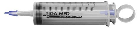 Blasenspritze 100 ml Wund- und Blasenspritze Katheterspritze 1 Stück Klistier Spritze mit Adapter Blasenspritzen Typ: Tiga-Med