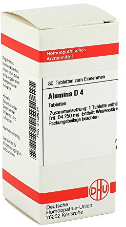 DHU Alumina D4 Tabletten, 80 St. Tabletten