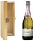 Gifts2Drink Oyster Bay Cuvee Rose Sparkling Wine Chardonnay in Hinged Wooden Gift Box with Handcrafted Gifts2Drink Tag NV 75 cl