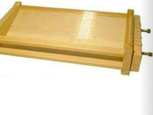 ROYAL PACK Telaio Duplex Taglia Pasta in Legno con Corde in Acciaio
