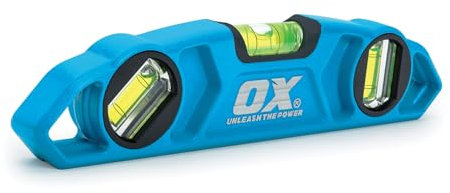 OX Tools Pro Torpedo Level 9 / 230mm, Blau