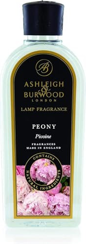 ASHLEIGH & BURWOOD Pfingstrosen-Lampenduft, 500 ml, hergestellt in Großbritannien, blumiger Duft