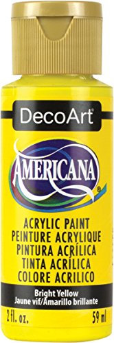 Deco Art Americana Peinture Acrylique Multi-usages, Jaune Vif