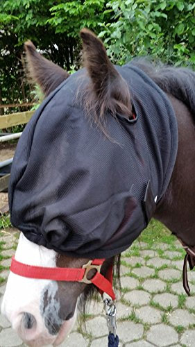 Tysons Breeches Fliegenschutzmaske Fliegenmaske Fliegenhaube Fliegennetz Mini Shetty Shetty Pony VB WB Ex Full, Pony