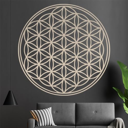 Blume des Lebens - Baum Wandtattoo in 6 Größen - Wandaufkleber Wall Sticker - Dekoration, Küche, Wohnzimmer, Schlafzimmer, Badezimmer