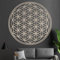 Blume des Lebens - Baum Wandtattoo in 6 Größen - Wandaufkleber Wall Sticker - Dekoration, Küche, Wohnzimmer, Schlafzimmer, Badezimmer
