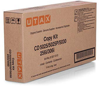 Original Utax 613011010 / CD5025, für DC 6025 P Premium Drucker-Kartusche, Schwarz, 15000 Seiten