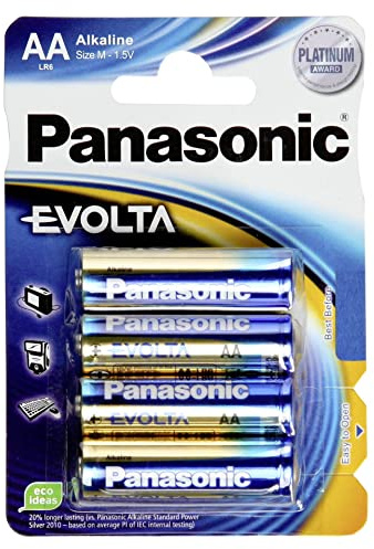 Panasonic - Piles Alcaline Evolta AA-LR06 X 4