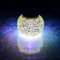 Mosaik Lampe Solar Gartenleuchten,KINGCOO Wasserdichte Farbwechsel Ball Stimmungslicht Nachtlichter Solarleuchte Tischlampe für Schlafzimmer Party Terrasse Dekoration Beleuchtung (Silber)
