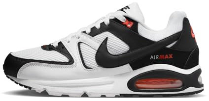 Nike Herren Air Max CommandLaufschuhe, Weiß (White/Black-Max Orange), 41