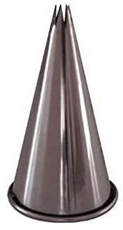 DeBuyer 2112.18N Sterntullen ohne Falz, Edelstahl, Silber, 27,9 x 20,1 x 10,9 cm