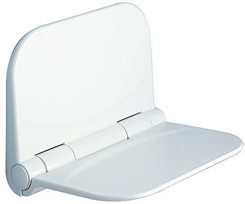 Gedy DI82, Asiento Móvil para Ducha, Blanco, 37.5 x 29.5 x 7 cm