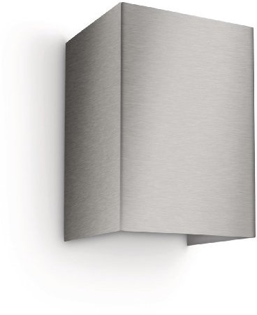 Philips myLiving LED-Wandleuchte Hopsack 1-flammig 3 W, stahl gebürstet 333111716