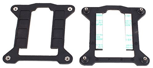 sourcing map 2 Pcs CPU Lüfterhalterung Rückenplatte für Sockel 1155 Motherboard DE de