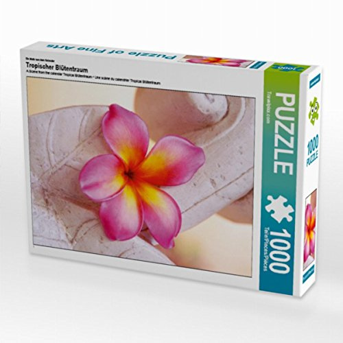 CALVENDO Puzzle EIN Motiv aus dem Kalender Tropischer Blütentraum | 1000 Teile Lege-Größe 64 x 48 cm Foto-Puzzle für glückliche Stunden