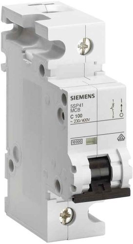 Siemens 5SP4 Miniaturüberlastschalter Typ D, Pol 3-polig 80A 400V ac, Abschaltvermögen 10 kA SENTRON