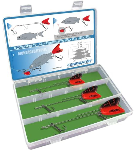 Köderfisch-Auftriebssystem 10,14 & 18 cm f. Köderfische zw. 7,0-13,5 cm