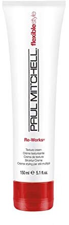 Paul Mitchell Re-Works - Struktur-Creme in Friseur-Qualität für flexiblen Halt, Hair Wax-Cream für individuelle Styles, parabenfrei - 150 ml