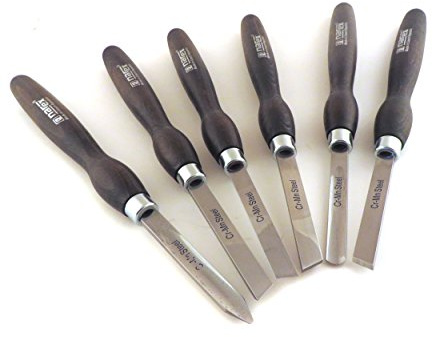 Woodturning Chisel Set in Wooden Case 6 PCS by Narex