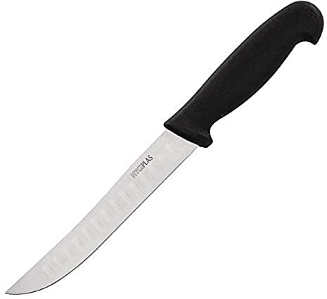 Hygiplas officemes zwart 12,5cm (gegolfd)