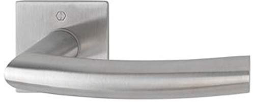Hoppe 3189769 Türgriff mit Griffrosette Trondheim E1430Z/848 aus Edelstahl, Silber