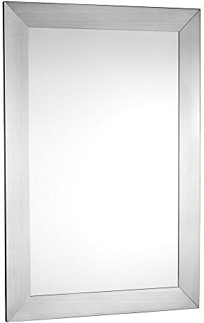 Croydex Parkgate Bathroom Mirror Spiegel, Edelstahl, Silber, 920 x 610 x 19mm